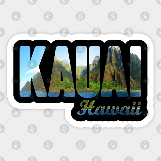 Kauai Hawaii Beach  Summer Funny Design Sticker by FromHamburg